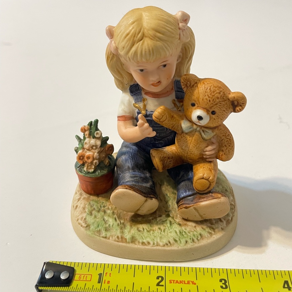 Vtg Denim Days bundle of 3 After Chores Debbie w/ Teddy Home Interiors - Picture 7 of 9
